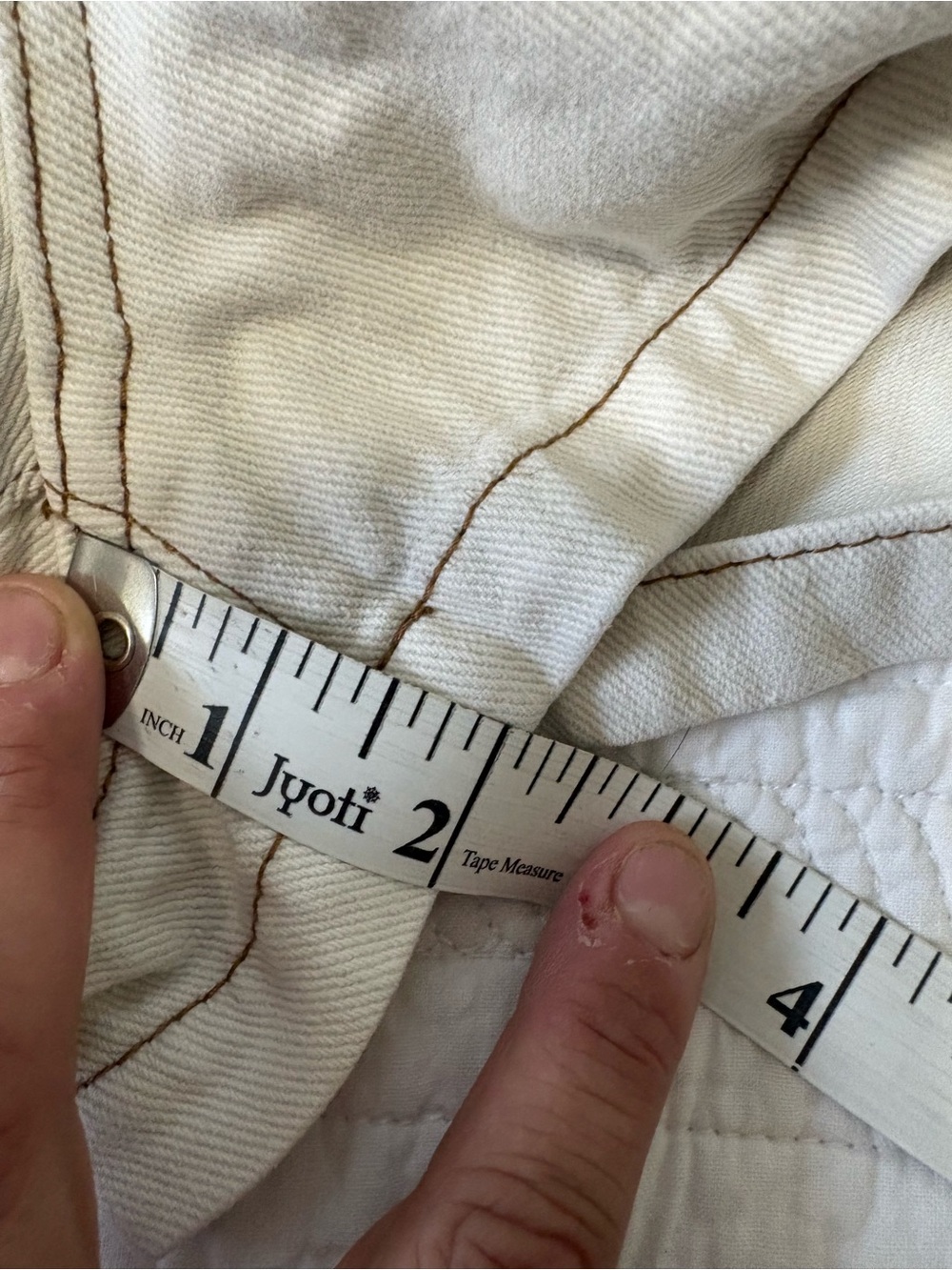 PacSun White High-Rise Denim Shorts - Picture 5 of 7